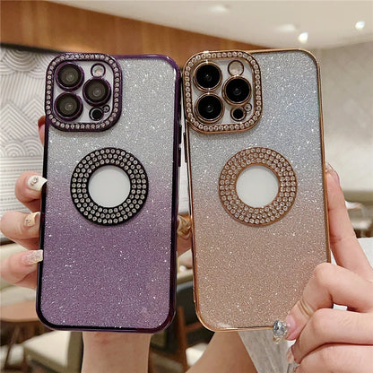 Plating Gradual Flash Case For iPhone