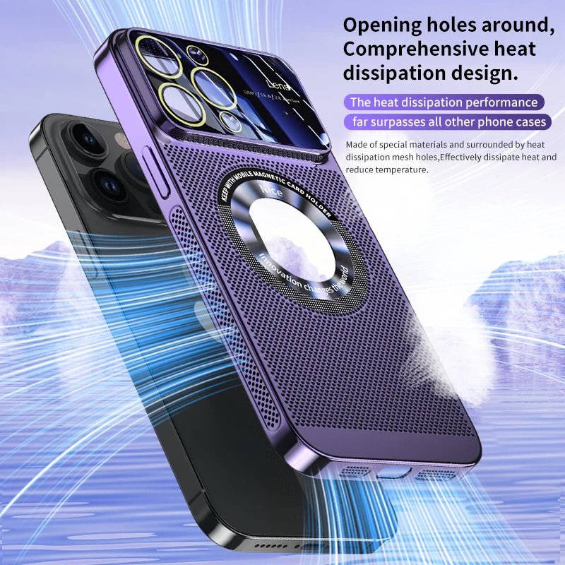 Heat Dissipation Electroplated Case For iPhone