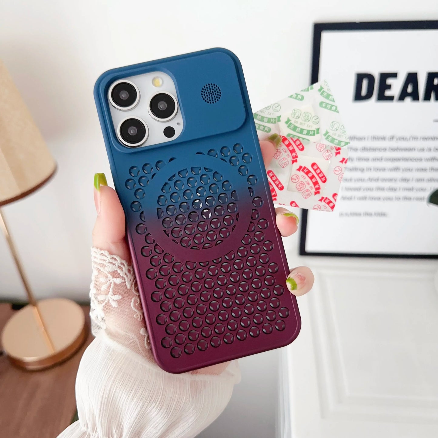 Colorful Heat Dissipation Soft Case For iPhone