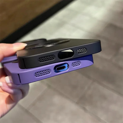 Lens Protection Hard PC Case for iPhone