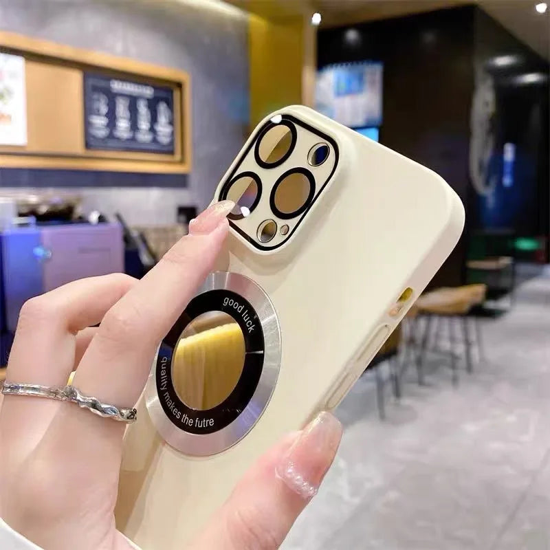 Lens Protection Hard PC Case for iPhone