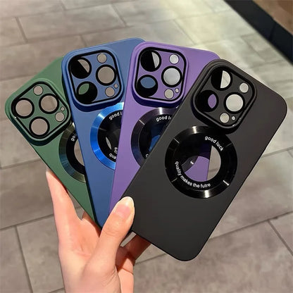 Lens Protection Hard PC Case for iPhone
