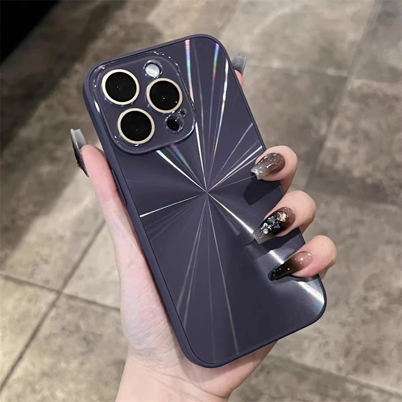 Colorful Laser Hard Case For iPhone