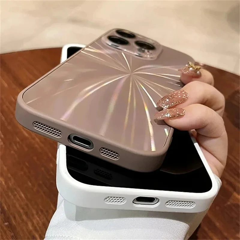 Colorful Laser Hard Case For iPhone