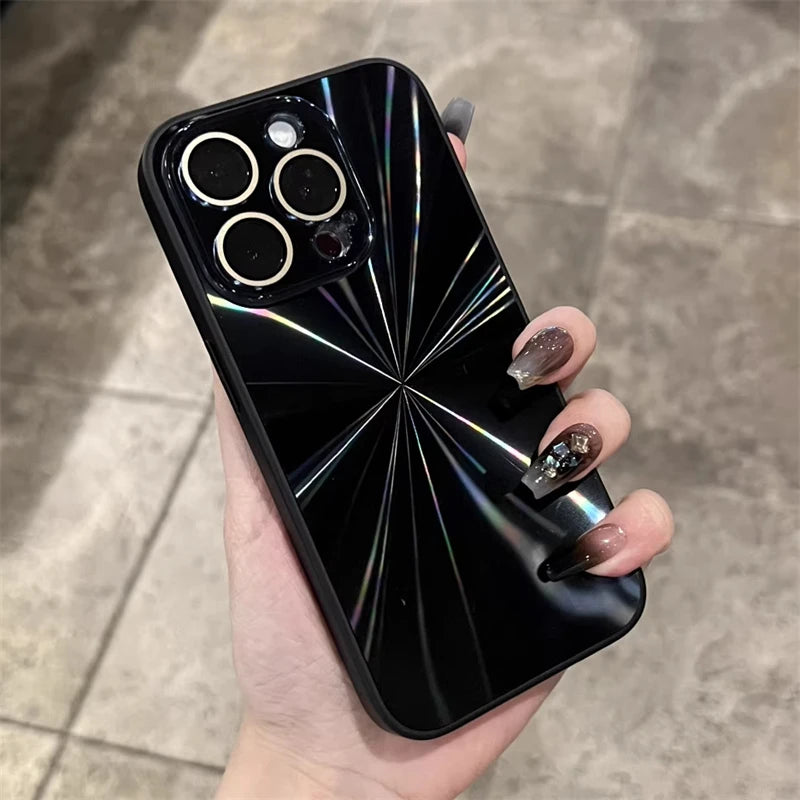 Colorful Laser Hard Case For iPhone