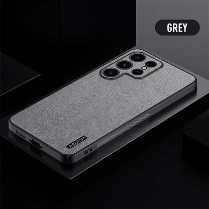 Retro Bark Texture Soft Case For Samsung Galaxy