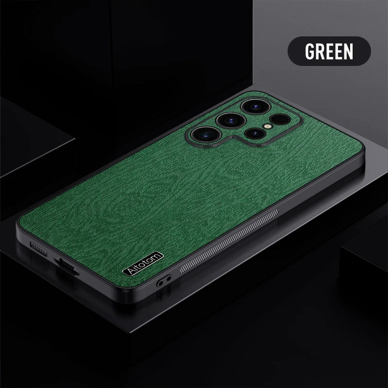 Retro Bark Texture Soft Case For Samsung Galaxy