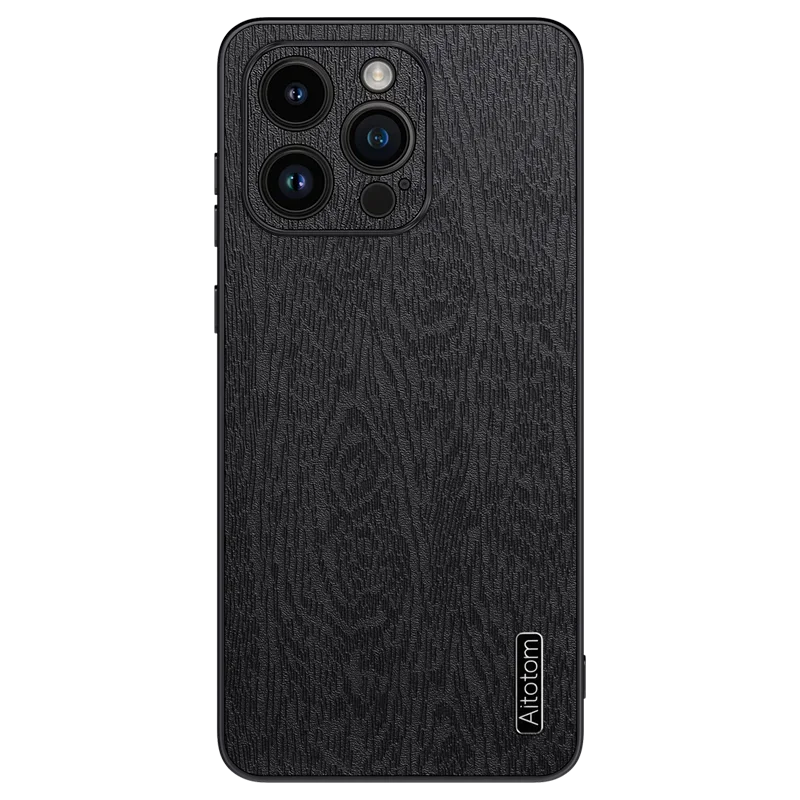 Retro Bark Texture Soft Case For iPhone