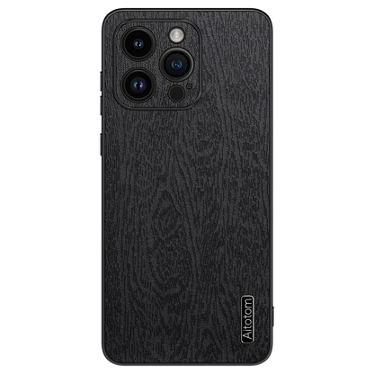 Retro Bark Texture Soft Case For iPhone