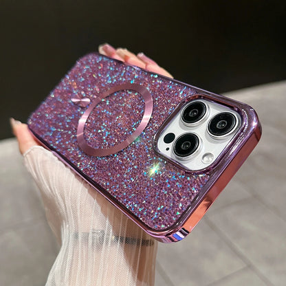 Bling Glitter Magnetic Case For iPhone