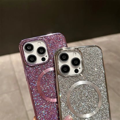 Bling Glitter Magnetic Case For iPhone