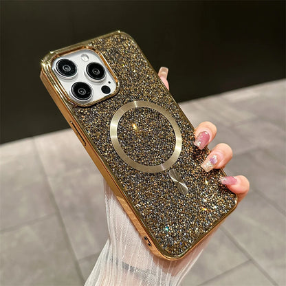 Bling Glitter Magnetic Case For iPhone