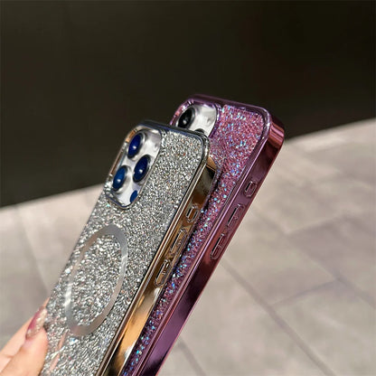 Bling Glitter Magnetic Case For iPhone