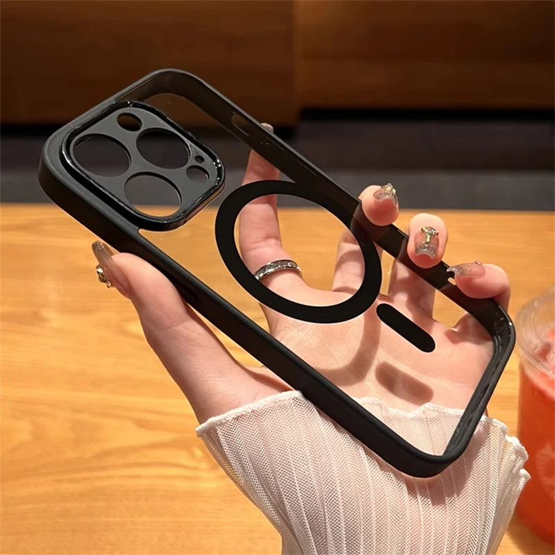 Clear Shockproof Hard Case For iPhone