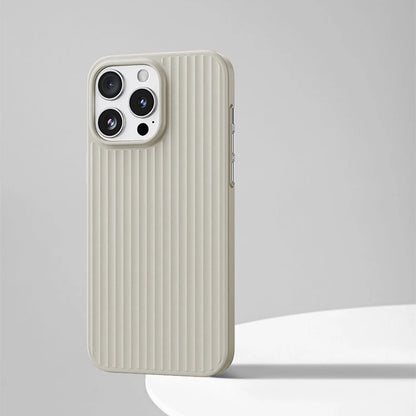 Corrugated Pattern Matte Case For iPhone