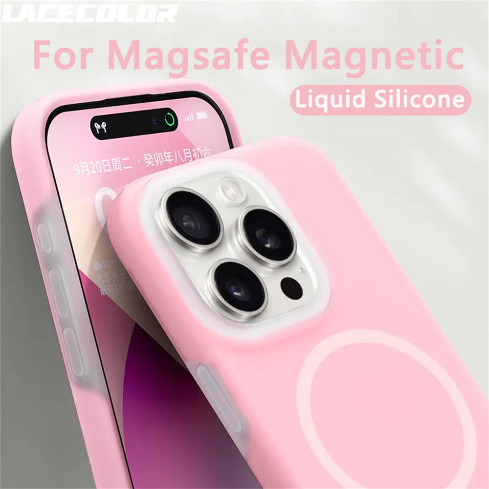 Shockproof Liquid Silicone Case For iPhone