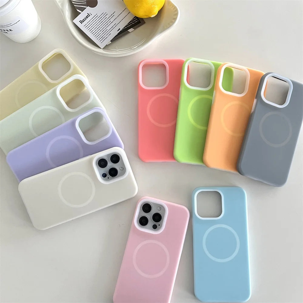 Shockproof Liquid Silicone Case For iPhone