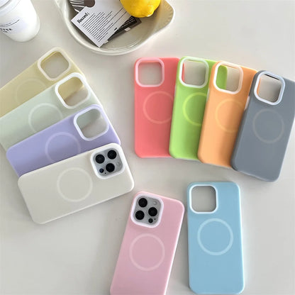 Shockproof Liquid Silicone Case For iPhone