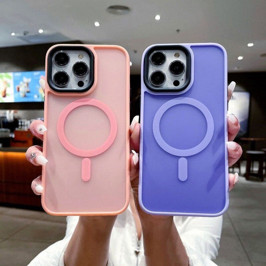 Shockproof Matte Candy Color Case For iPhone