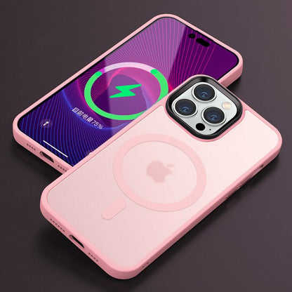 Matte Translucent Magnetic Case For iPhone