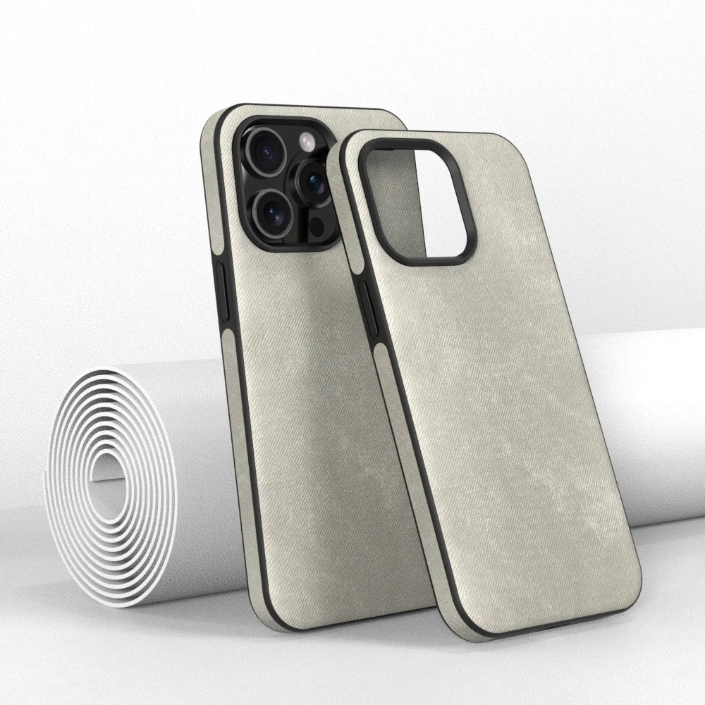 Soft Fabric Shockproof Matte Case For iPhone