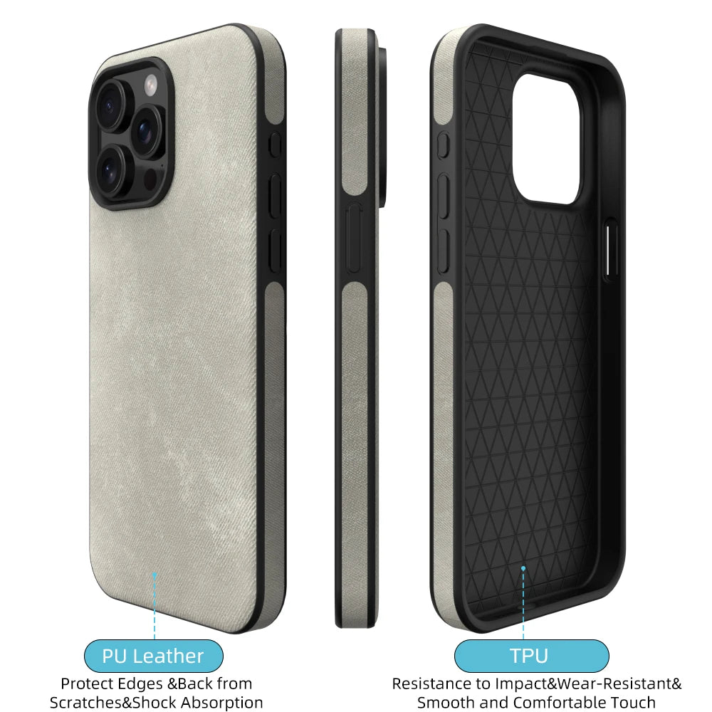 Soft Fabric Shockproof Matte Case For iPhone