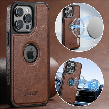 Retro Leather Magnetic Case For iPhone