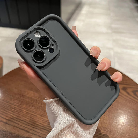 Matte Shockproof Silicone Case for iPhone