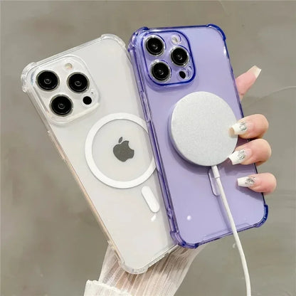 Shockproof Clear Silicone Case For iPhone