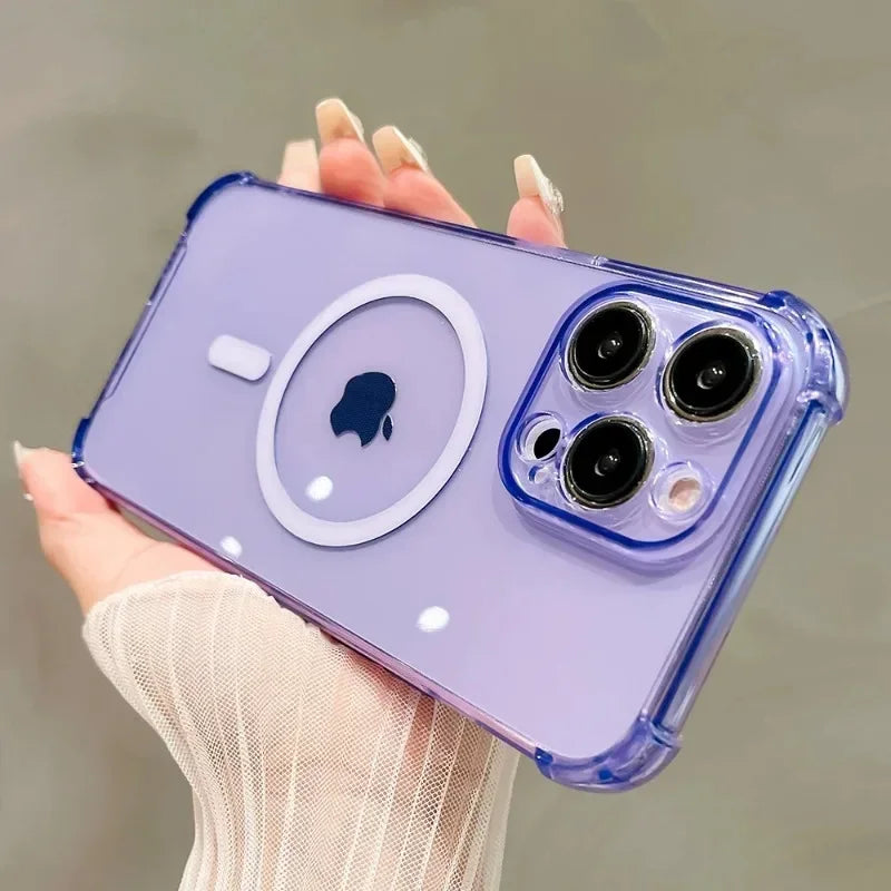 Shockproof Clear Silicone Case For iPhone