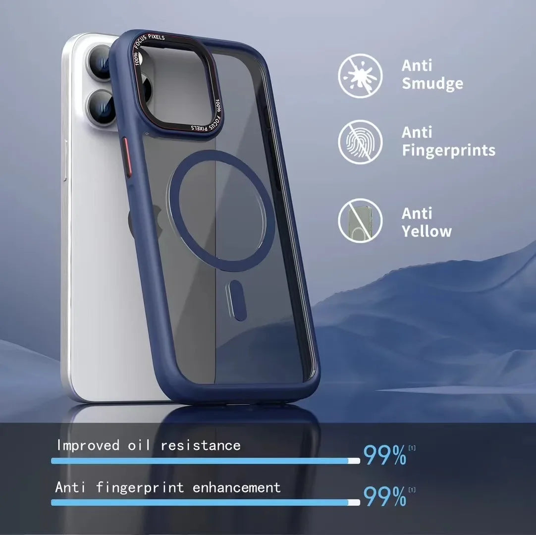 Transparent Magnetic Case for iPhone