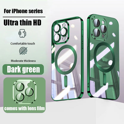 Ultra-Thin Plating Soft Clear Case for iPhone