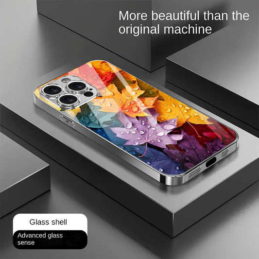 Colorful Maple Leaves Hard Case for iPhone