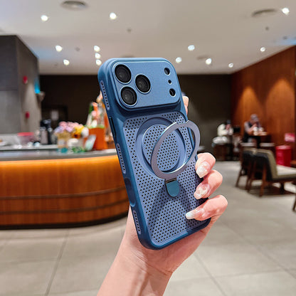 Cooling Mesh Stand Case for iPhone