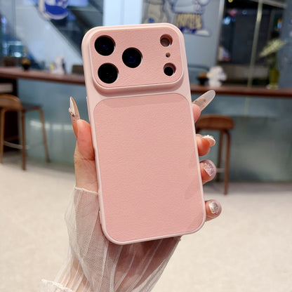 Solid Color Lychee Grain Case for iPhone