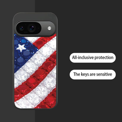 Bling Star-Spangled Banner Hard Case for Google Pixel