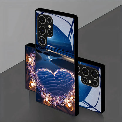 Starry Sky Love Beach Hard Case for Samsung