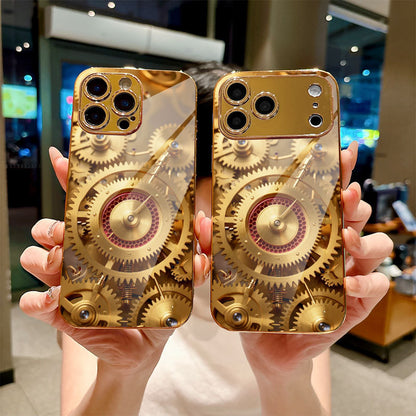 Gear Pattern Hard Case for iPhone