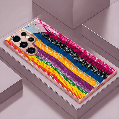 Rainbow Polka Dot Stripe Hard Case for Samsung