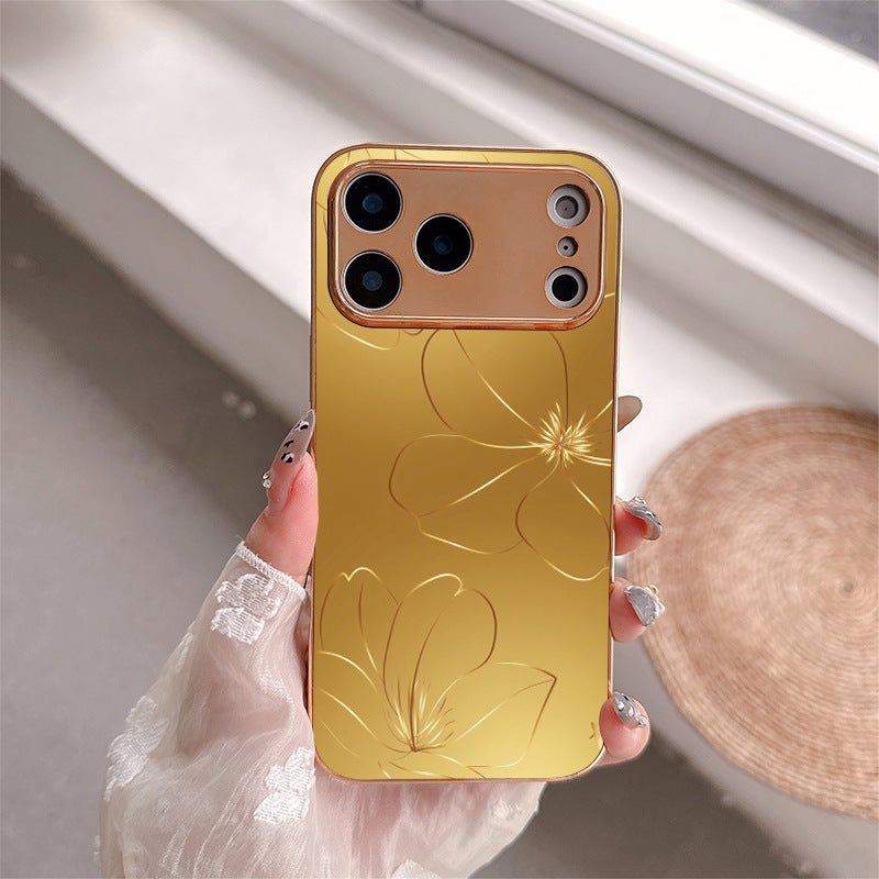 Minimalist Flower Pattern Hard Case for iPhone