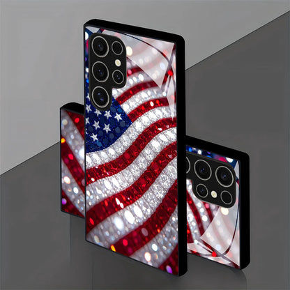 Bling Star-Spangled Banner Hard Case for Samsung