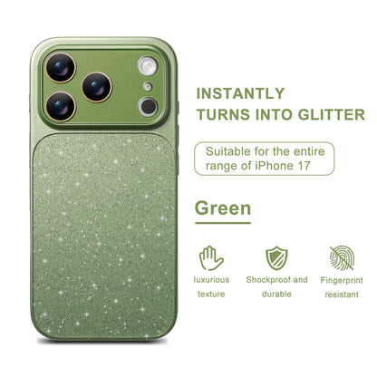 Lens Protection Glitter Matte Case for iPhone