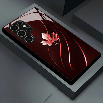 Maple Leaf Pattern Case for Samsung