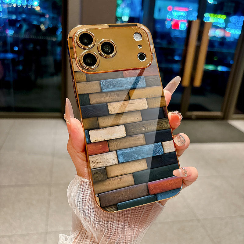 Colored Blocks Pattern Case for iPhone