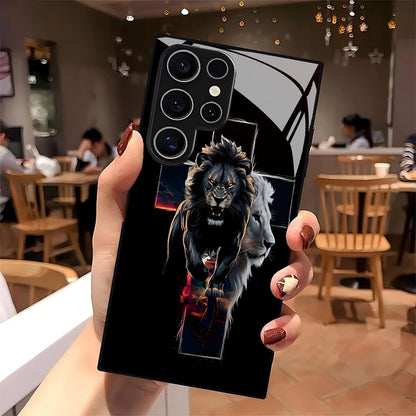 Lion Pattern Hard Case for Samsung