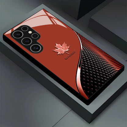Maple Leaf Pattern Hard Case for Samsung
