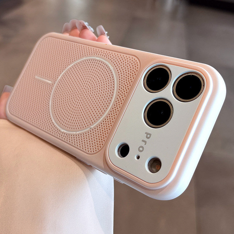 Contrast Lens-Guard Cooling Case for iPhone