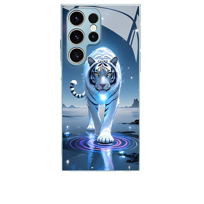 White Tiger Pattern Hard Case for Samsung