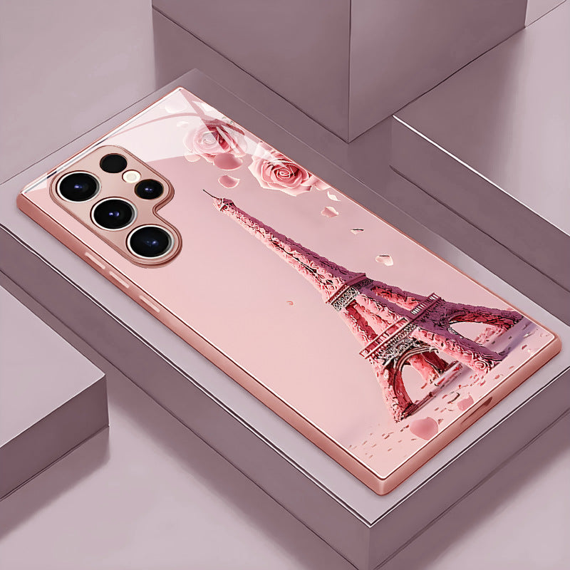 Rose Tower Pattern Hard Case for Samsung