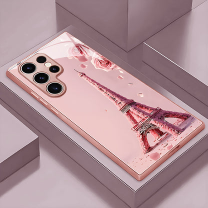 Rose Tower Pattern Hard Case for Samsung